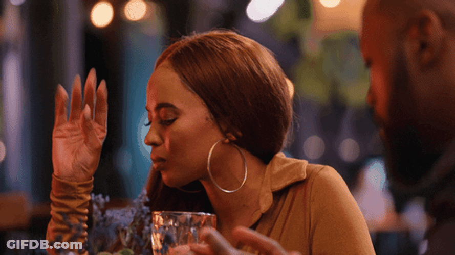 Yapping Irritated Pretty Black Lady GIF