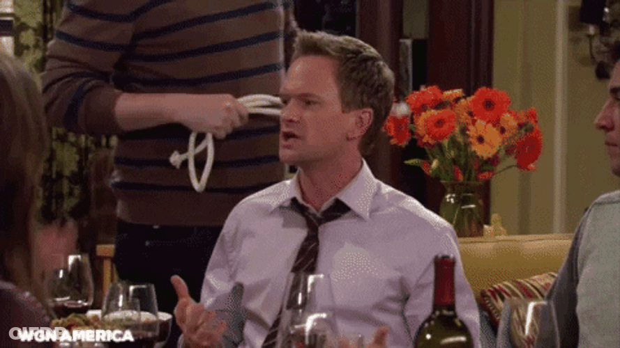 Yapping Neil Patrick Harris Alyson Hannigan HIMYM GIF