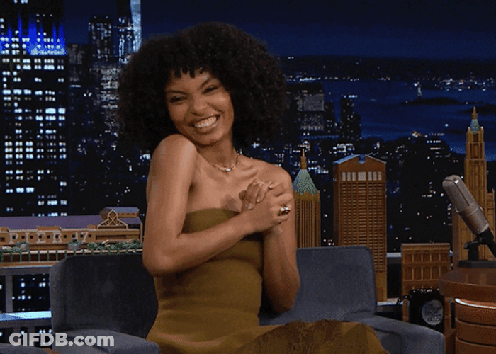 Yara Shahidi Cute Heart Hand GIF