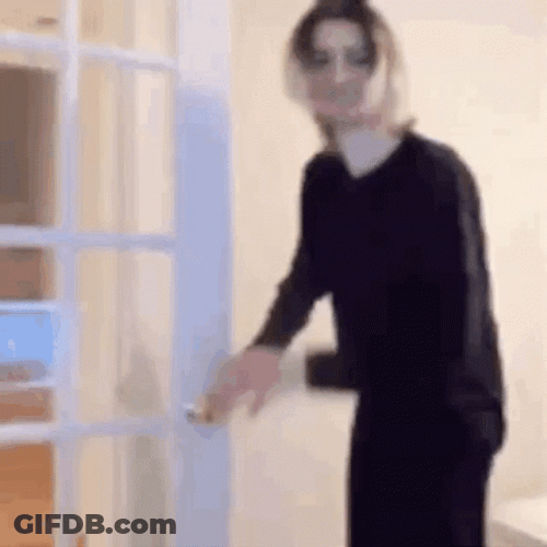 Yarp Opening Door Walk Away GIF
