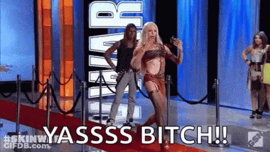 Yas Girl Kick Death Drop GIF