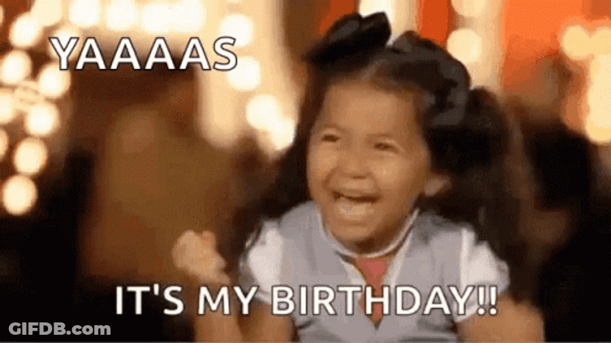 Yas It's My Birthday GIF