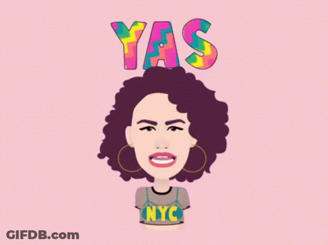 Yas Queen Animated Art GIF