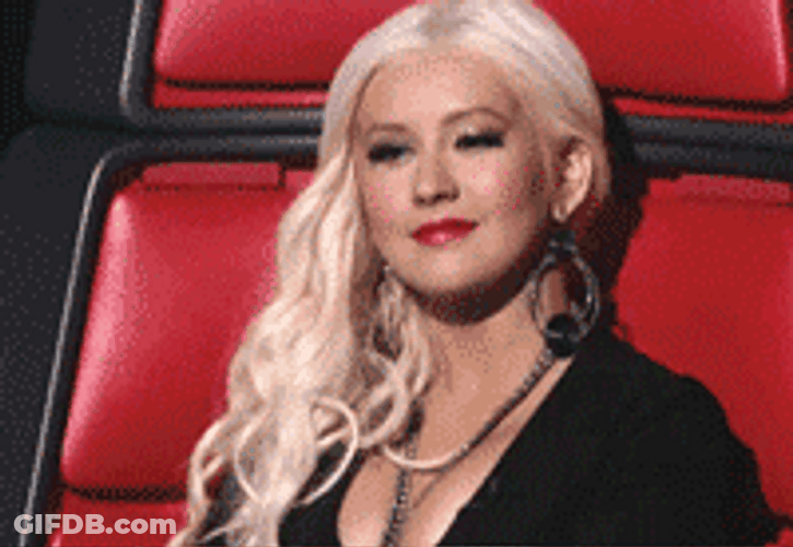 Yas Queen The Voice Christina Aguilera GIF
