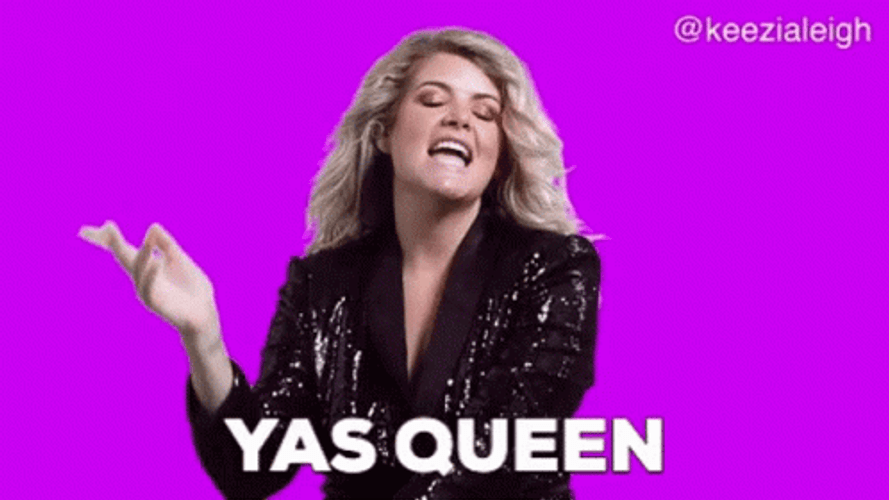 Yas Queen Wink Keezia Leigh GIF