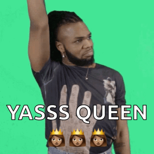 Yas Queen Yasss Queen Emoji Sassy Dance GIF