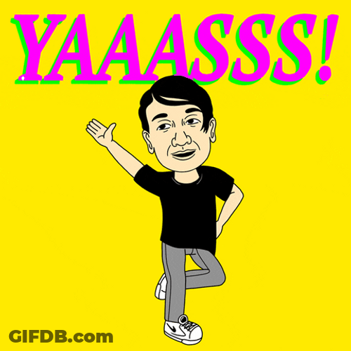 Yass Alex Chung Waving Animation GIF
