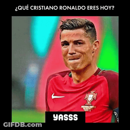 Yass Cristiano Ronaldo Image Compilation GIF