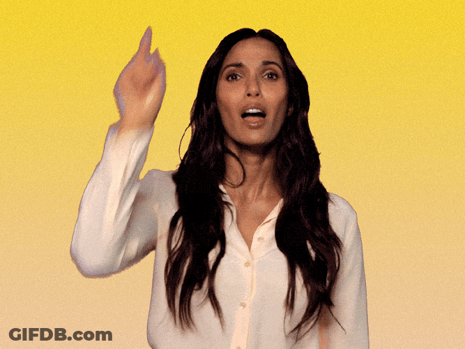 Yass Ecstatic Padma Lakshmi GIF
