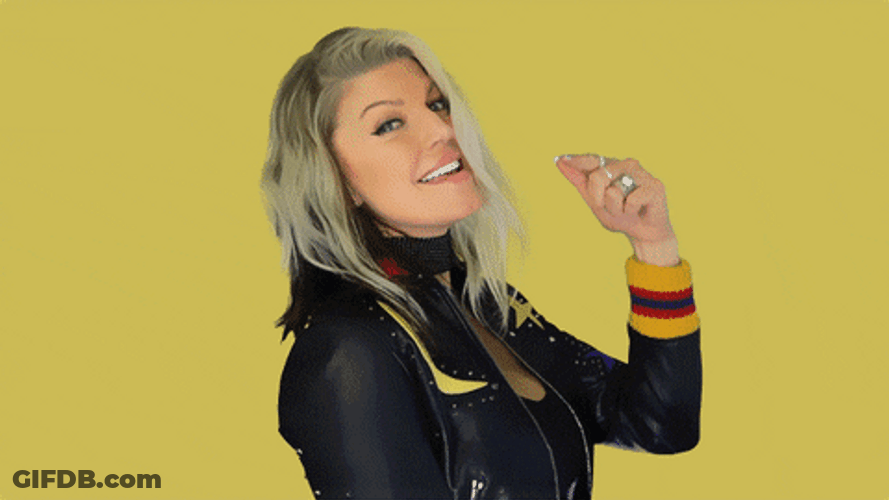Yass Fergie Pumped Up GIF