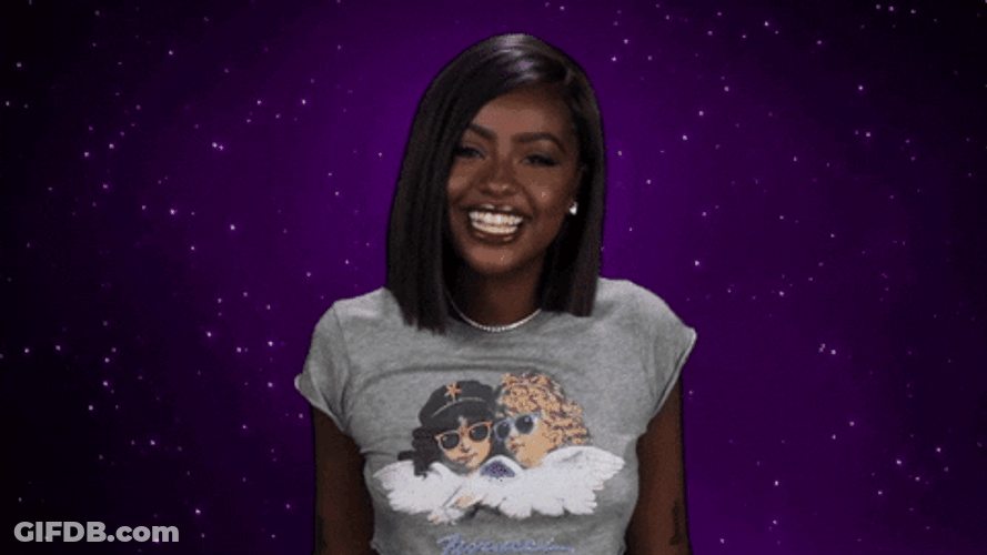 Yass Justine Skye Finger Snap GIF