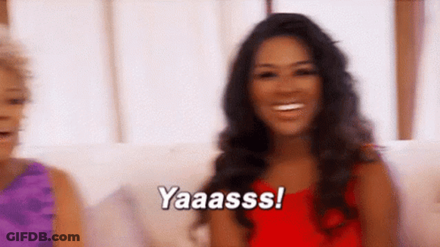 Yass Kenya Moore Finger Snap GIF