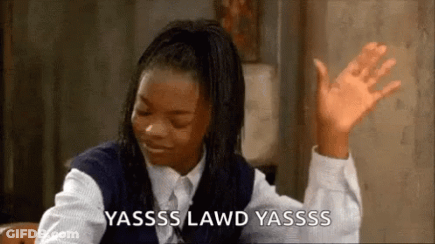 Yasss Lauryn Hill Stare Down Waving GIF