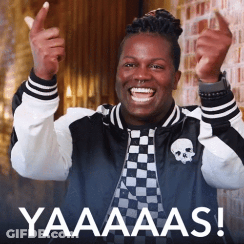 Yasss Sassy Black Queer Finger Snap GIF