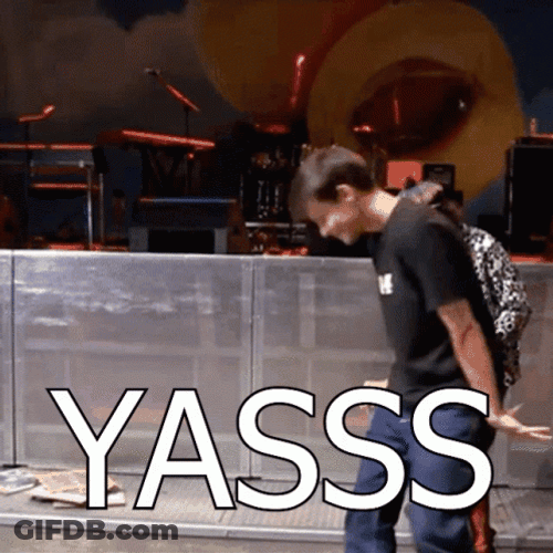 Yasss Strutt Dance Red Orange County Concert GIF