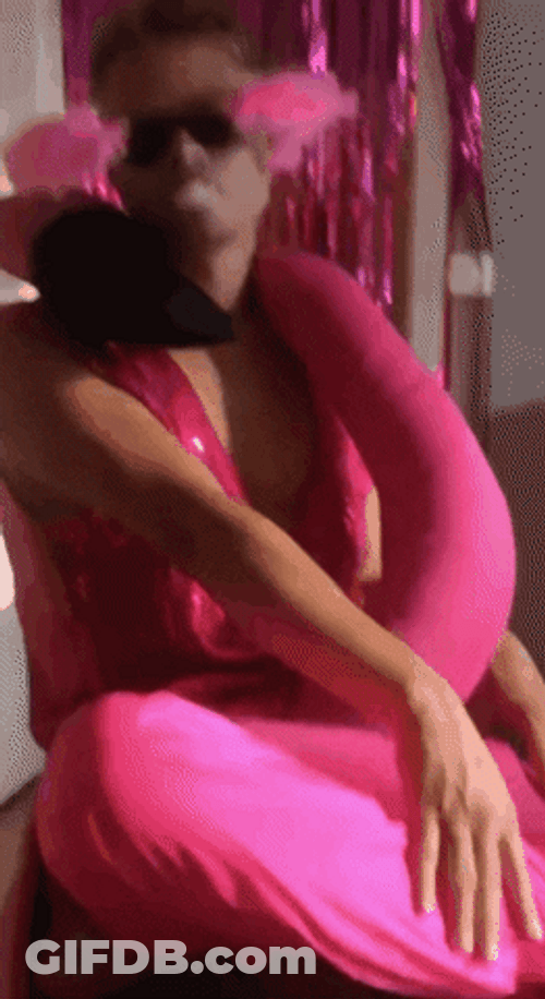 Yassss All Pink Nodding GIF