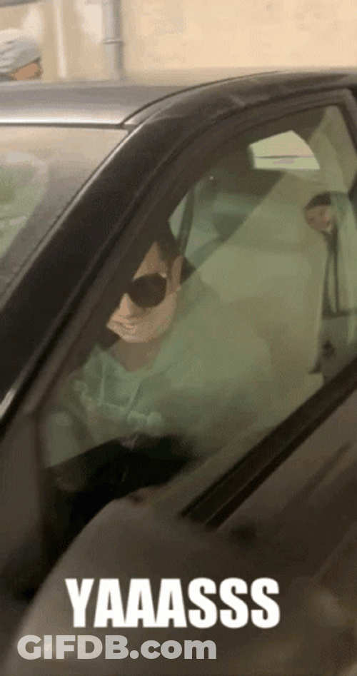 Yassss Man Inside A Car GIF
