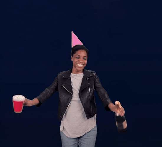 Yassss Party Girl Bottle In Hand GIF