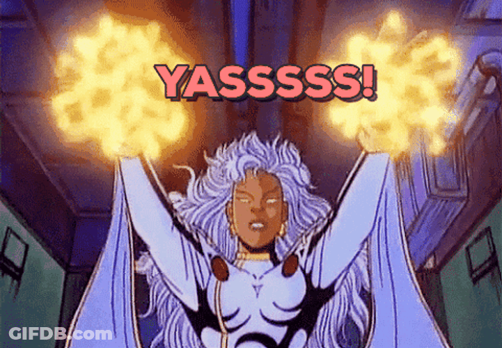 Yassss Storm Marvel GIF