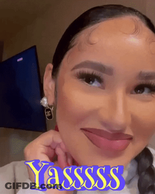 Yasssss Big Grin Close Up Shot GIF