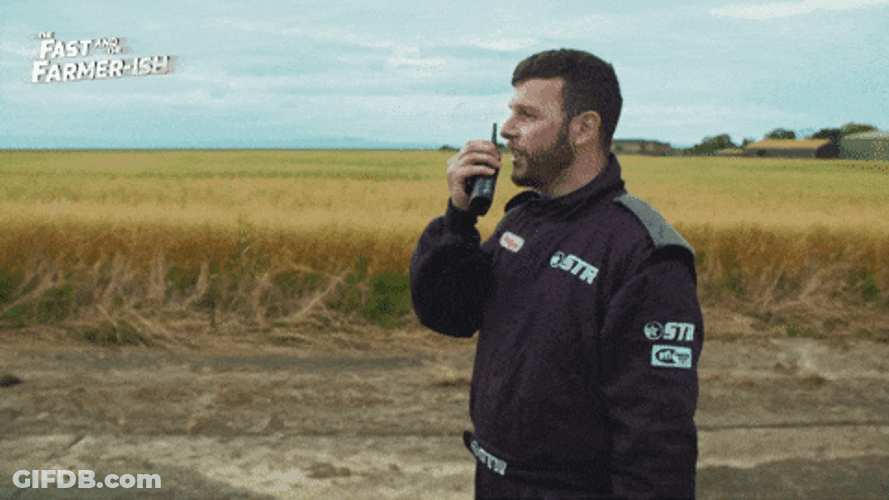 Yasssss Excited Pilot Cheering On Radio GIF