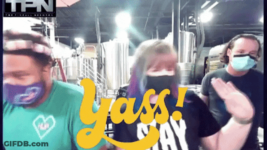 Yasssss Funny Synchronized Head Bobbing GIF