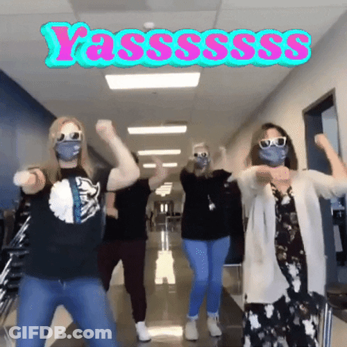 Yasssss Officemates TikTok Dancing GIF