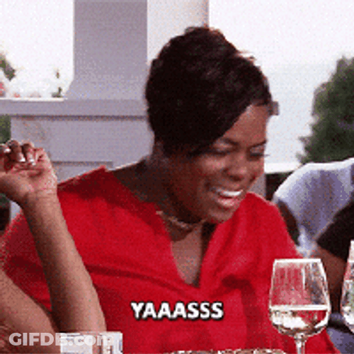 Yasssss Real Housewives Hair Flip GIF