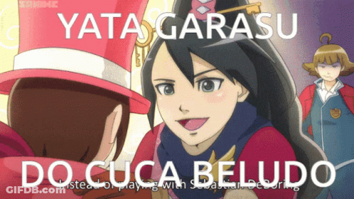 Yata Garasu Do Cuca Beludo Girl GIF