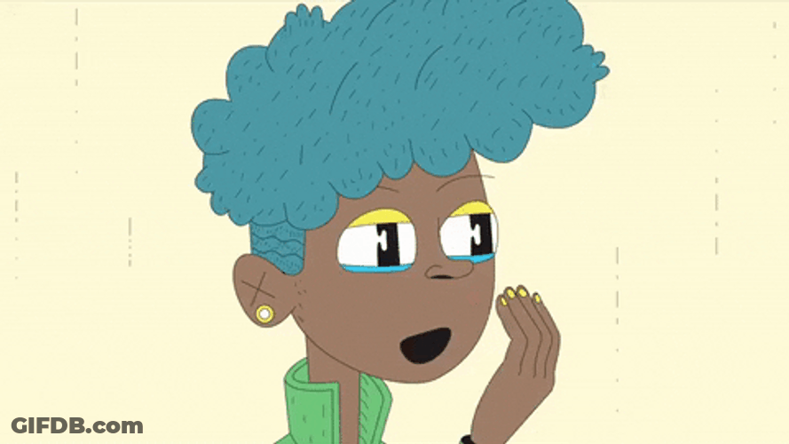 Yawning Animated Character GIF