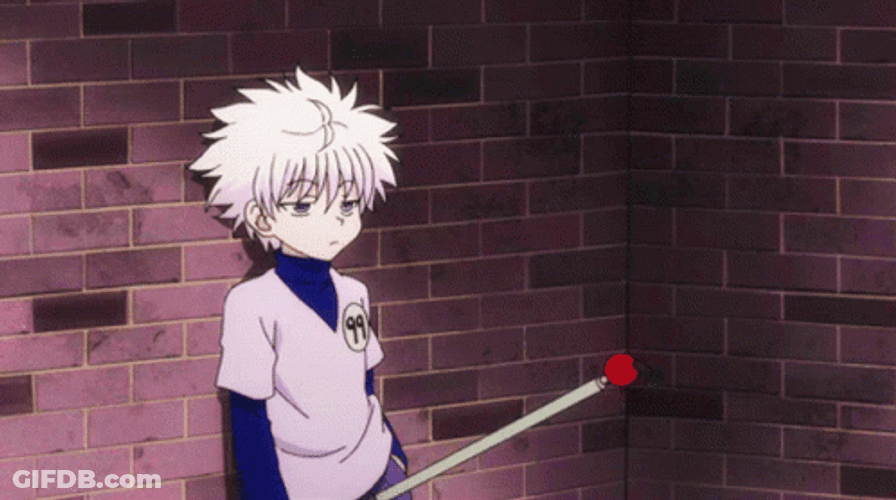 Yawning Killua Pfp Loop GIF
