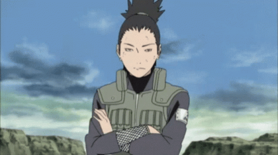 Yawning Shikamaru Naruto Anime GIF