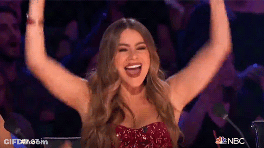 Yay Celebrating Sofia Vergara America’s Got Talent GIF