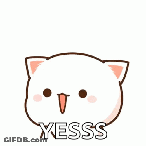 Yay Mochi Peach Yessss While Jumping GIF