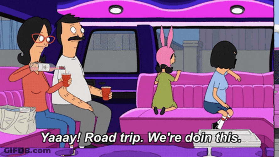 Yay Road Trip We're Doin This GIF