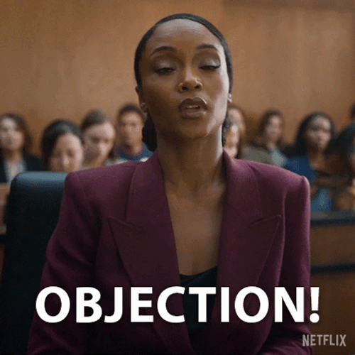 Yaya DaCosta Objection On Court GIF