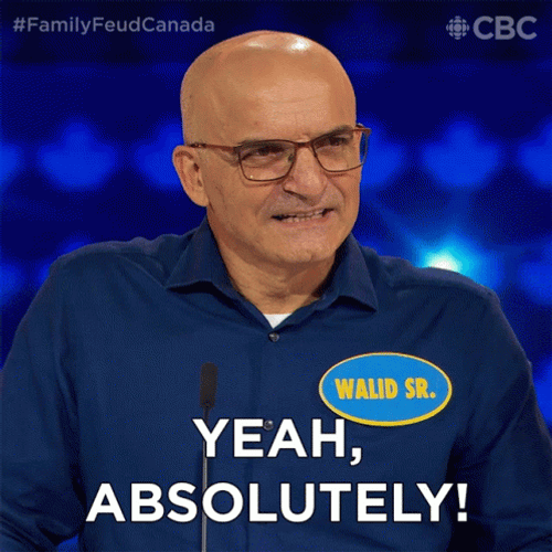 Yeah Absolutely Walid Senior GIF