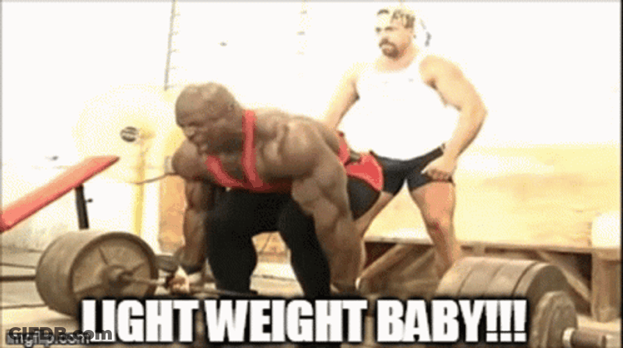 Yeah Buddy Light Weight Baby GIF