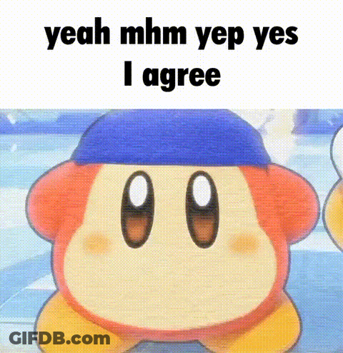 Yeah Mhm Yep Yes I Agree Is Written On A Picture Of A Cartoon Character . GIF