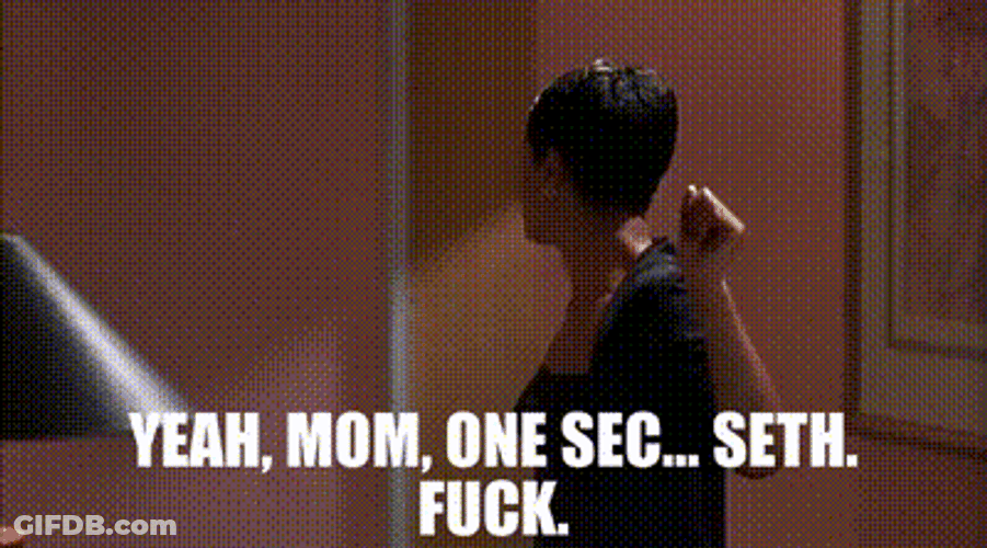 Yeah Mom One Sec GIF
