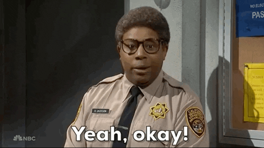 Yeah Okay Kenan Thompson SNL GIF
