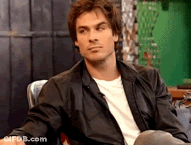 Yeah Right Damon Vampire Diaries GIF