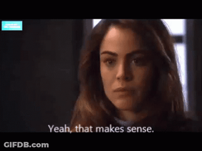 Yeah Right That Makes Sense GIF