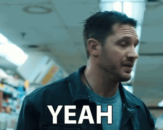 Yeah Right Tom Hardy GIF