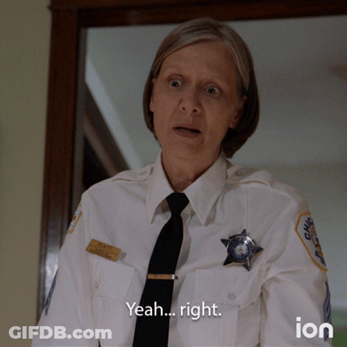 Yeah Riiight Mocking Nod GIF