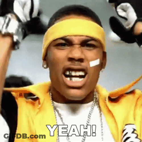 Yeah Shouts Nelly GIF
