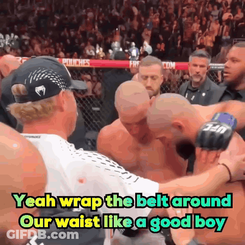 Yeah Wrap The Belt Around Our Waist Like A Good Boy GIF