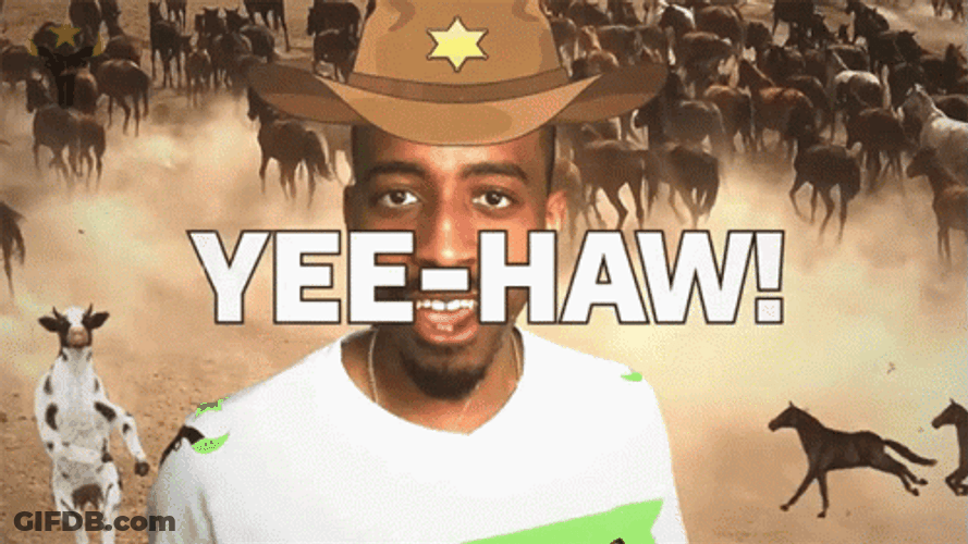 Yeehaw Malik Forte GIF
