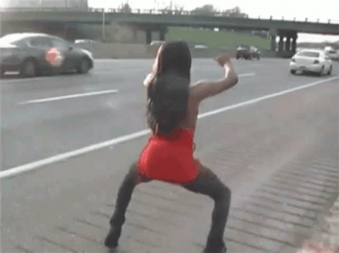 Yeet Dance Highway Girl GIF