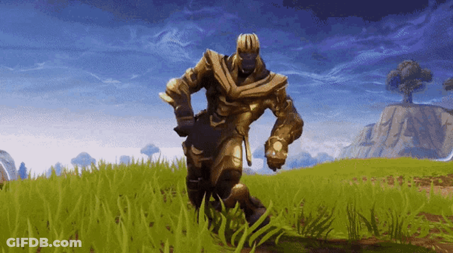 Yeet Dance Thanos Fortnite GIF